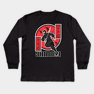 Shinobi Ninja Kids Long Sleeve T-Shirt